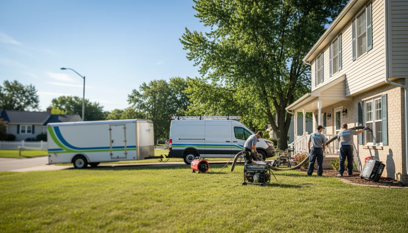 Flooded Basement Restoration And Cleanup With Repair in Coleridge, NE near me